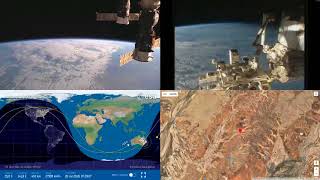 Orbital Sunset Over Australia  NASAESA ISS LIVE Space Station With Map  33  20180720 [upl. by Wilser]