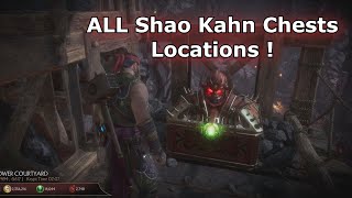 MK11 Krypt  ALL Shao Kahn Chests Locations  Content [upl. by Noroj188]