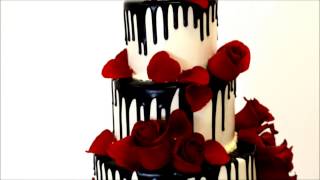 Roses and Chocolate theme Wedding cake  Chocolate theme wedding cake [upl. by Olim]