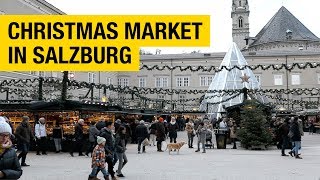 Christmas Market in Salzburg Austria [upl. by Iva]