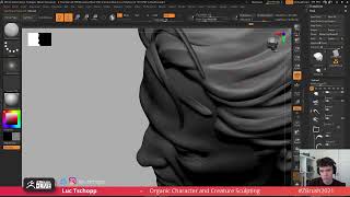 Organic Character amp Creature Sculpting  Luc Tschopp  ZBrush 2022 [upl. by Aniaj]