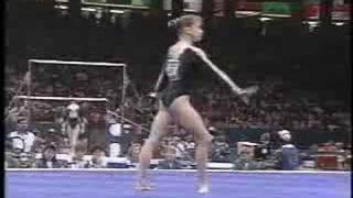 Lilia Podkopayeva  1996 Olympics AA  Floor Exercise [upl. by Xela]