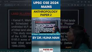 UPSC CSE 2024 MAINS  Anthropology Paper 2 by Dr Huma Mam upsc trnding upsc [upl. by Abisia]