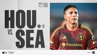 Houston Dynamo vs Seattle Sounders  Audi 2024 MLS Cup Playoffs  Full Match Highlights [upl. by Purcell]