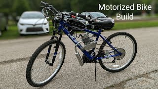 My 80cc Motorized Walmart Bike Build [upl. by Imekawulo]