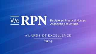 WeRPN Award of Excellence in Palliative Care 2024 [upl. by Nnaeinahpets]