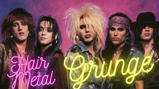 Hair Metal Artists on Grunge Rock [upl. by Salvadore358]