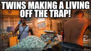 Twins Making A Living Off The Trap  GTA RP  Grizzley World WHITELIST [upl. by Eecats]