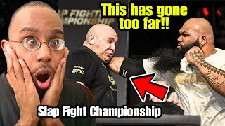 The HARDEST Slaps From Slap Fighting Championship  Reaction [upl. by Trela]