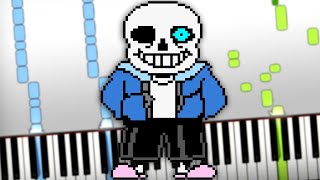 Megalovania  Undertale Theme Song on piano [upl. by Thadeus259]