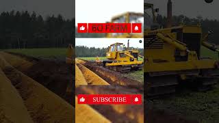 Plowing land in GERMANY farming harvest machine [upl. by Shaun]