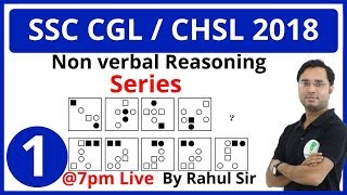 SSC CGL  CHSL Non verbal Reasoning Lecture1 By RAHUL SIR Series [upl. by Heymann539]