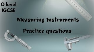 Measuring Instruments [upl. by Elane]