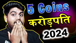 top 5 crypto to invest in 2024 🔥🚀  low cap altcoins with 100x potential 💎🚀 [upl. by Anamuj]