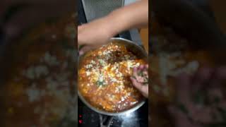 greek Saganaki Garides shortsfeed cooking cookingchannel foryou hungry [upl. by Ahseei]