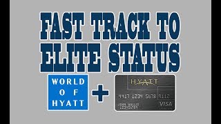 Travel Rewards Great Hyatt Fast Track to Elite Status Promo [upl. by Monro]