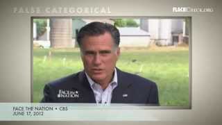 False Categorical Romney vs Obama on Immigration [upl. by Clapp420]