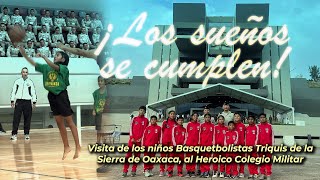 Niños Triquis visitando el Heroico Colegio Militar 🇲🇽 [upl. by Hakon]