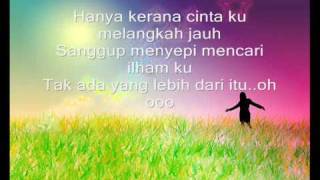 hanya kerana cinta  HafizArilAyuAnne amp Tini Hot FM Lyric [upl. by Edas]