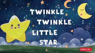 quotTwinkle Twinkle Little Star Nursery Rhyme  Sing Along for Kidsquot [upl. by Lienaj]