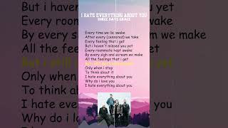 Three Days Grace  I Hate Everything About You Lyrics shorts [upl. by Nimaynib]