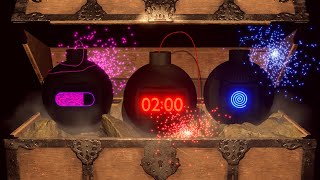 2 Minute Timer Bomb 💣 Treasure Box  3D Timer [upl. by Anthia312]