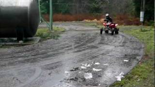 trx450r crash [upl. by Arv691]