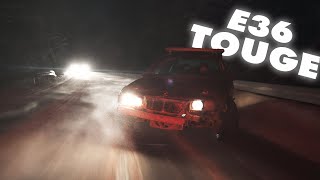 Full send E36 DRIFT MISSILE TOUGE WINTER RUN [upl. by Capwell]