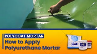 Polycoat Mortar How to Apply a Hygienic and NonSlip Floor [upl. by Lledal302]