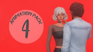 Animation pack 4 personal animations  Sims 4 [upl. by Kolivas334]