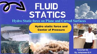 Fluid StaticsForce and center of pressure on plane surface [upl. by Trebliw785]