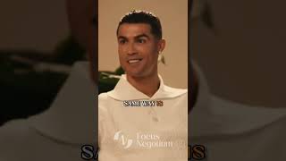 Cr7’s Interview  cristianoronaldo mindset excellence discipline inspiration focusnegotium [upl. by Nuajed]