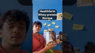 Healthfarm whey protein review 🔥 solubility and taste proteinreview protein gym [upl. by Tammie]