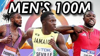 Mens 100 Meter Final Prediction 2024 Paris Olympic Games Preview [upl. by Delos867]