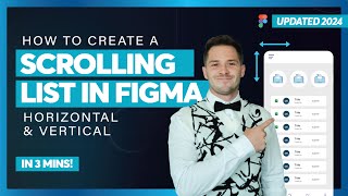 Horizontal amp Vertical Scrolling Tutorial in Figma Updated 2024 [upl. by Lyrak919]