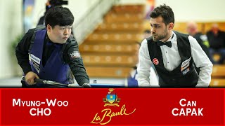 3Cushion World Cup La Baule 2018 Cho MyungWoo vs Can Capak [upl. by Strauss692]