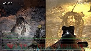 Metro 2033 Xbox One Redux vs Xbox 360 Original FrameRate Test [upl. by Adur]