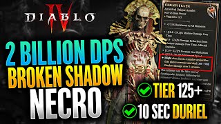 Diablo 4  Best Endgame Blight Necromancer Build Guide  Season 4 Best Necro Build [upl. by Ahsinyt]