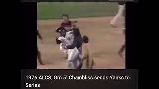 Chris Chambliss 1976 Home Run [upl. by Yesrej]