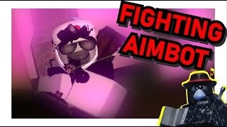 Fighting An AIMBOTTER For The First Time In MONTHS Roblox Town [upl. by Griz]