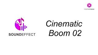 Cinematic Boom 02 Sound Effects YouTubers Use  Stock Footage Free  No copyright  2024 [upl. by Correy]