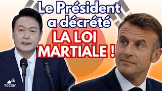 Macron en passe dimiter le président sudcoréen [upl. by Lothar]