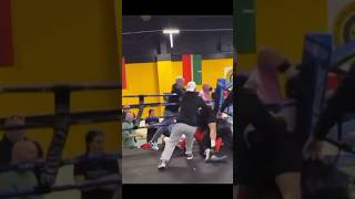 ALL OUT BRAWL during sparring between Joseph Adorno and unknown boxers [upl. by Enoyrt]