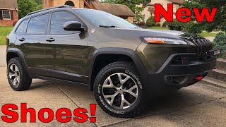 Cooper Discoverer AT3 4S Tire Review  Jeep Cherokee Trailhawk [upl. by Alesiram633]