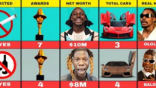 Richest Celebrity Comparison Asake Vs Seyi Vibes  Net Worth  Awards  Family  Cars  Age [upl. by Elinnet]