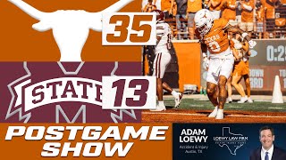 Texas Wins Their First SEC Game Postgame Show [upl. by Lorenz1]