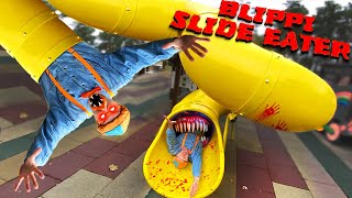 BLIPPI SLIDE EATER eat Blippi [upl. by Anahsed800]