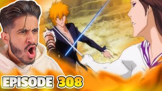 AIZEN VS ICHIGO  GINS DEATH  Bleach Episode 308 REACTION [upl. by Nohsal163]