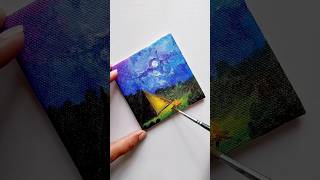 Studio ghibli Inspired painting ✨️art artshorts painting drawing [upl. by Irmgard]