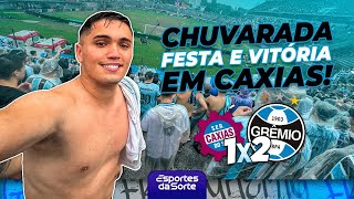 CAXIAS 1x2 GRÊMIO  CHUVARADA E FESTA EM CAXIAS [upl. by Ecirbaf]